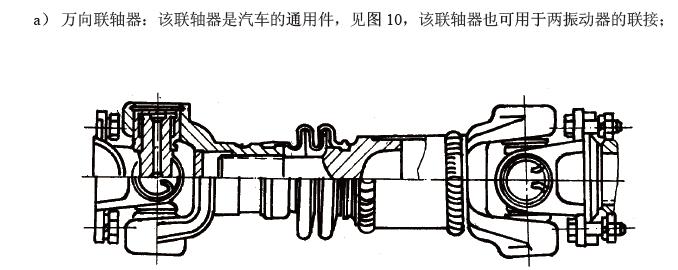 電動機(jī)通過聯(lián)軸器直接驅(qū)動振動器，見圖9
